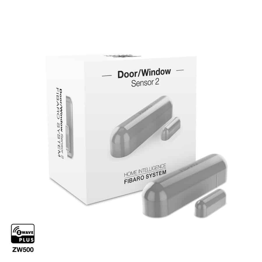 Датчик открытия двери/окна и температуры FIBARO Door/Window Sensor 2 Открытия окна/двери, (gray) серый