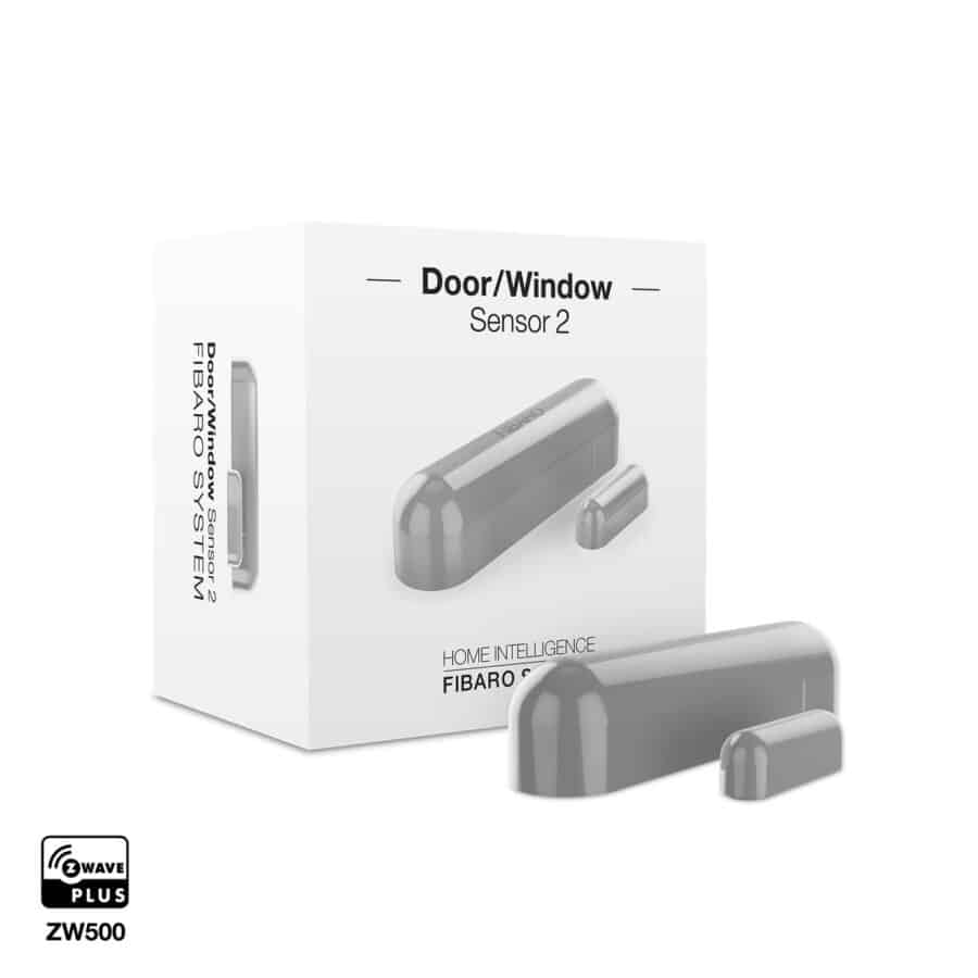 Датчик открытия двери/окна и температуры FIBARO Door/Window Sensor 2 Открытия окна/двери, (gray) серый