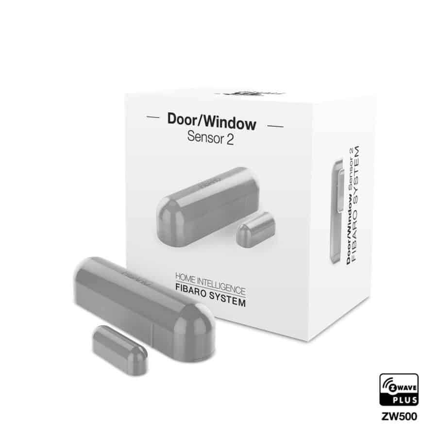 Датчик открытия двери/окна и температуры FIBARO Door/Window Sensor 2 Открытия окна/двери, (gray) серый