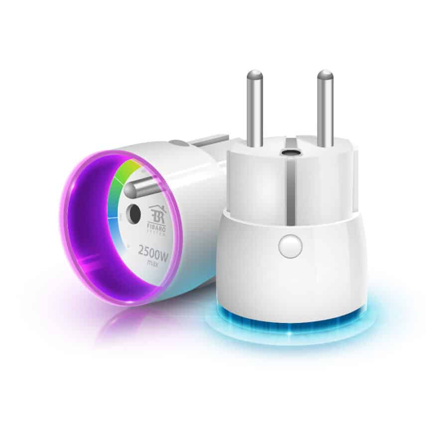 Розеточный выключатель со счетчиком электроэнергии FIBARO Wall Plug для Apple HomeKit- FGBWHWPE-102