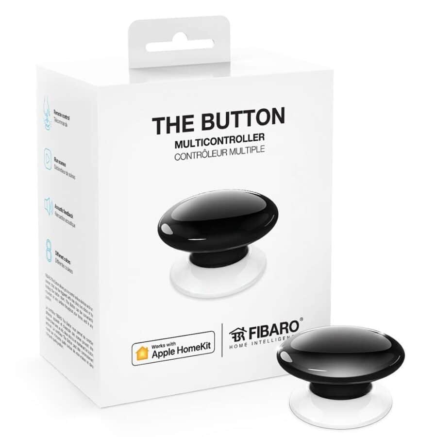 Кнопка управления FIBARO The Button для Apple HomeKit, black (черный) - FGBHPB-101-2