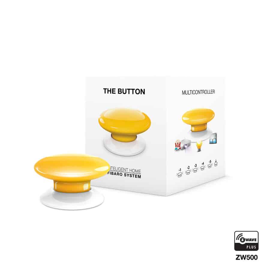 Кнопка управления Z-Wave FIBARO The Button Желтый