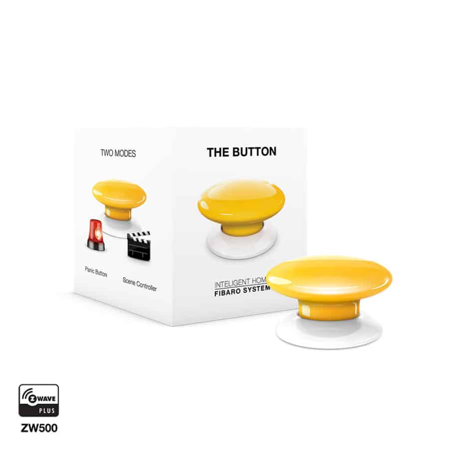 Кнопка управления Z-Wave FIBARO The Button Желтый