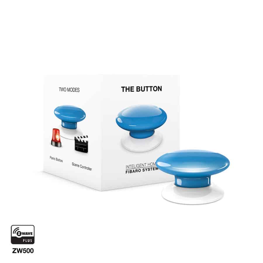 Кнопка управления Z-Wave FIBARO The Button Синий