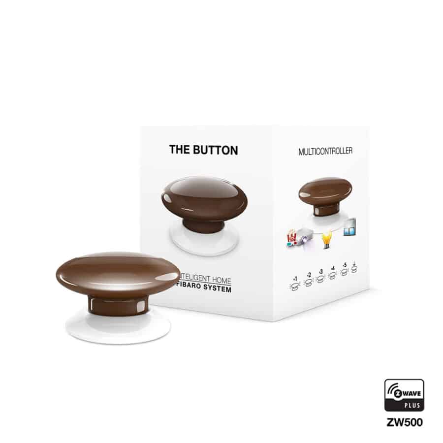 Кнопка управления Z-Wave FIBARO The Button Коричневый