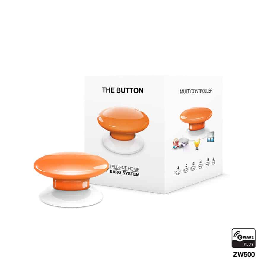 Кнопка управления Z-Wave FIBARO The Button Оранжевый