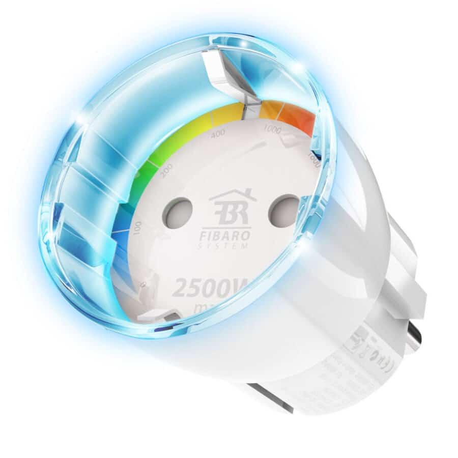 Розеточный выключатель со счетчиком электроэнергии FIBARO Wall Plug — FIBEFGWPF-102-5 (FIB_FGWPF-101)