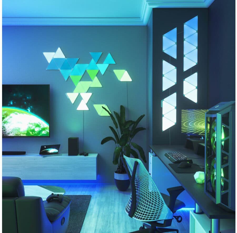 Умная система освещения Nanoleaf Shapes Triangles Starter Kit Apple Homekit - 15 шт.