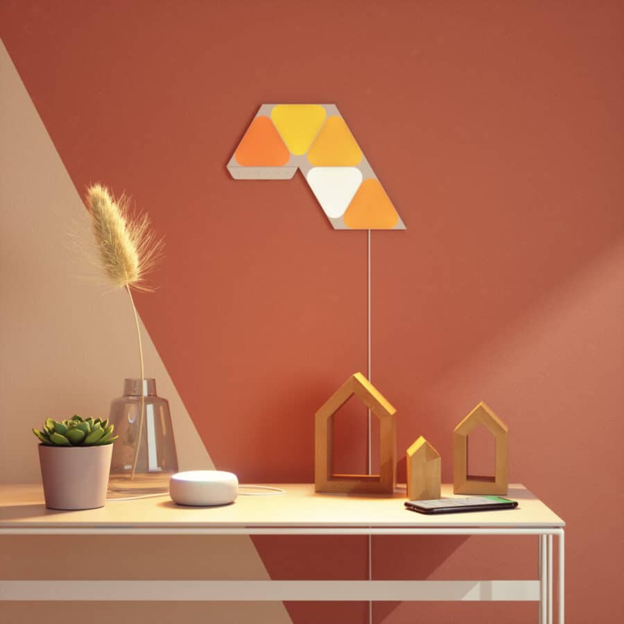 Умная система освещения Nanoleaf Shapes Mini Triangles Starter Kit Apple Homekit - 5 шт.