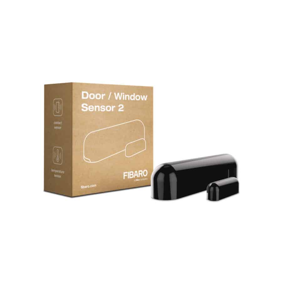 Датчик открытия двери/окна и температуры FIBARO Door/Window Sensor 2 Открытия окна/двери, Температура, (black) черный