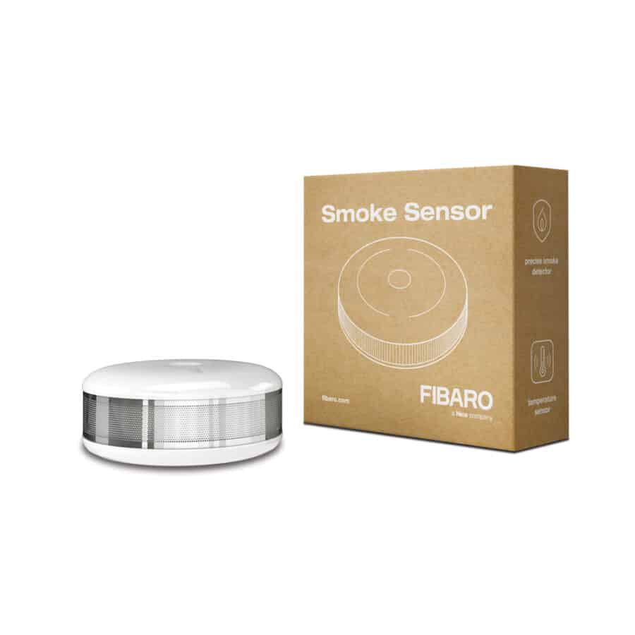 Датчик задымления и температуры FIBARO Smoke Sensor — FIBEFGSD-002 (FIB_FGSS-101)