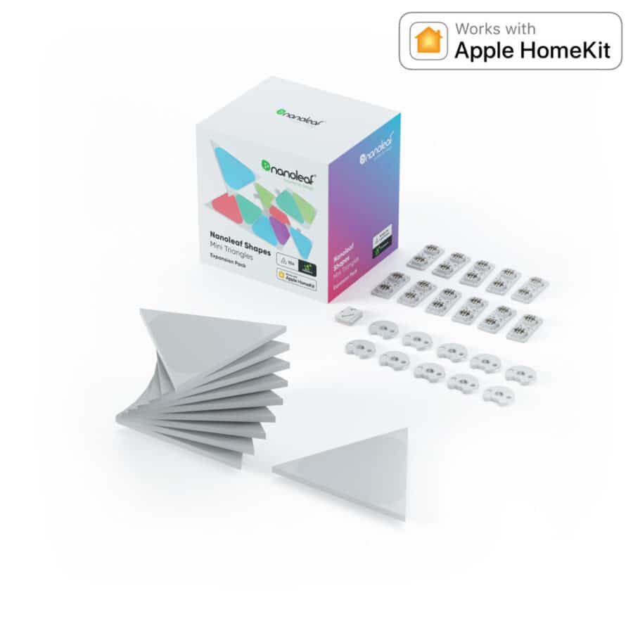 Дополнительные панели Nanoleaf Shapes Mini Triangles Apple Homekit - 10 шт.