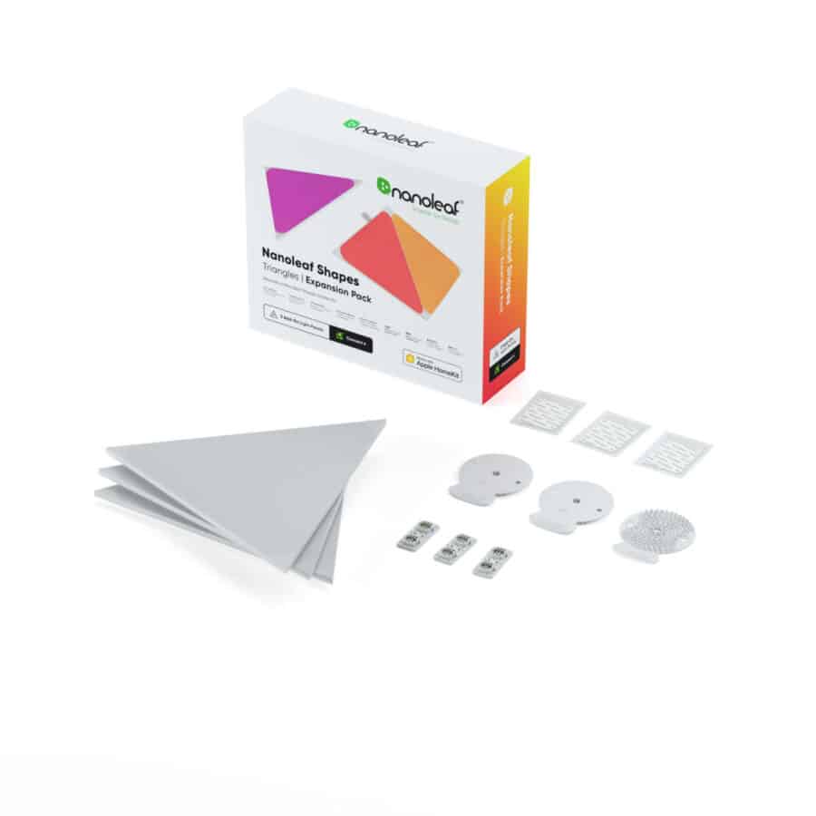 Дополнительные панели Nanoleaf Shapes Triangles Expansion Pack Apple Homekit - 3 шт.