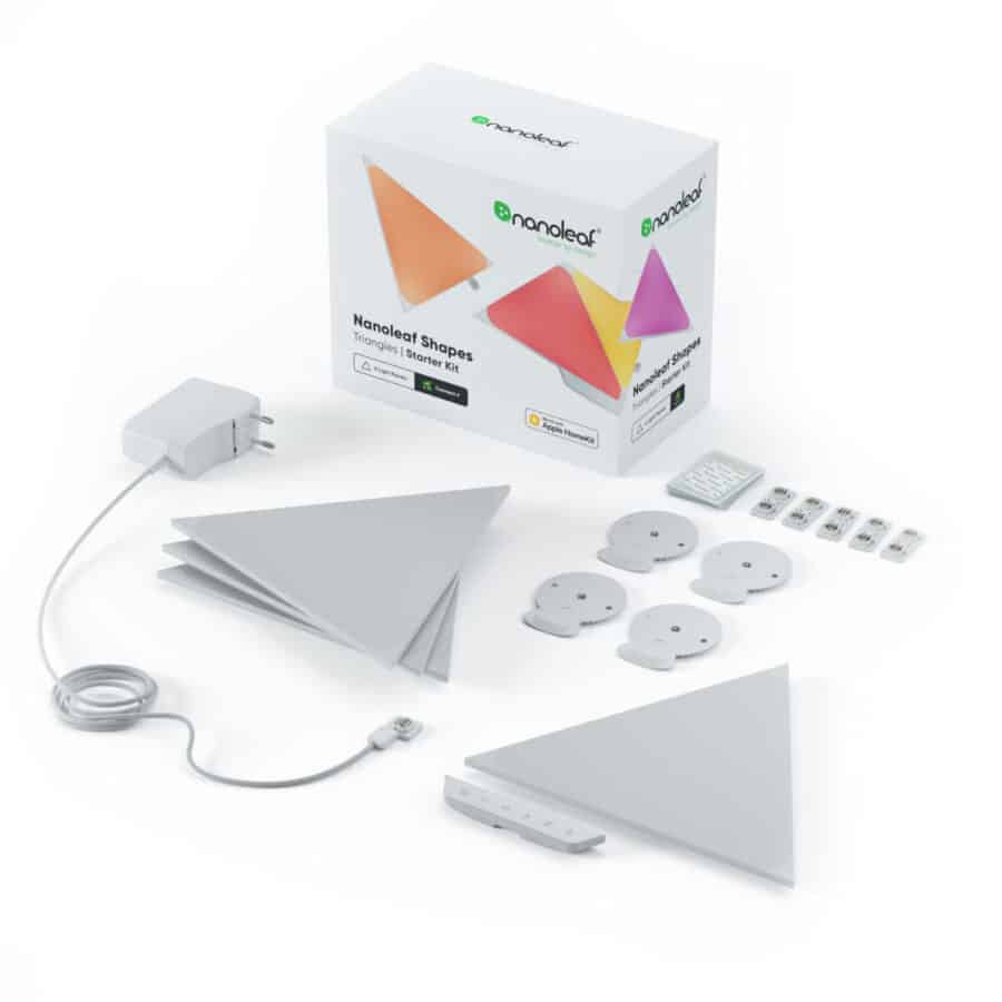 Умная система освещения Nanoleaf Shapes Triangles Starter Kit Apple Homekit - 4 шт.