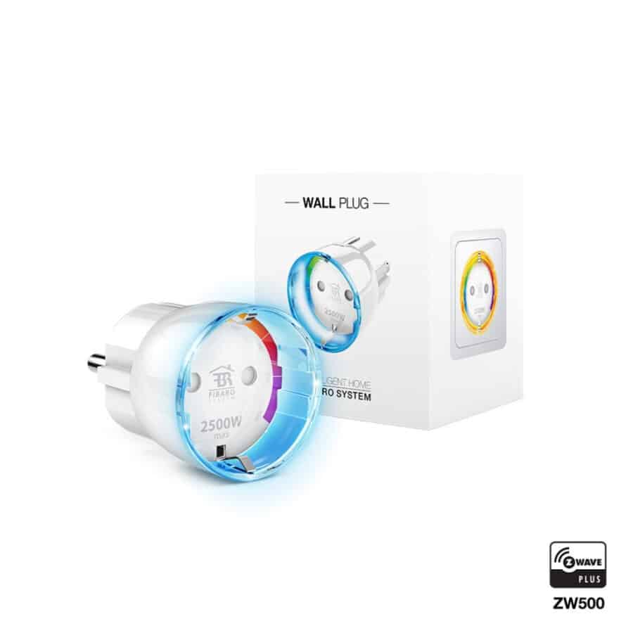 Розеточный выключатель со счетчиком электроэнергии FIBARO Wall Plug — FIBEFGWPF-102-5 (FIB_FGWPF-101)