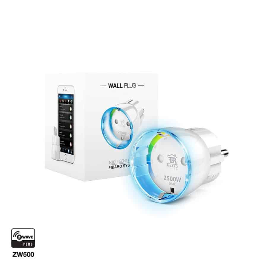 Розеточный выключатель со счетчиком электроэнергии FIBARO Wall Plug — FIBEFGWPF-102-5 (FIB_FGWPF-101)