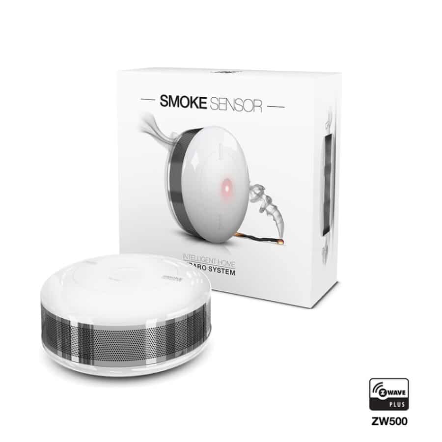 Датчик задымления и температуры FIBARO Smoke Sensor — FIBEFGSD-002 (FIB_FGSS-101)