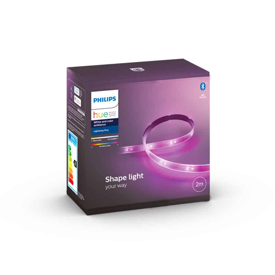 Светодиодная лента Philips Hue Plus, 0.5W(20Вт), 2000K-6500K, Color, Bluetooth 2м