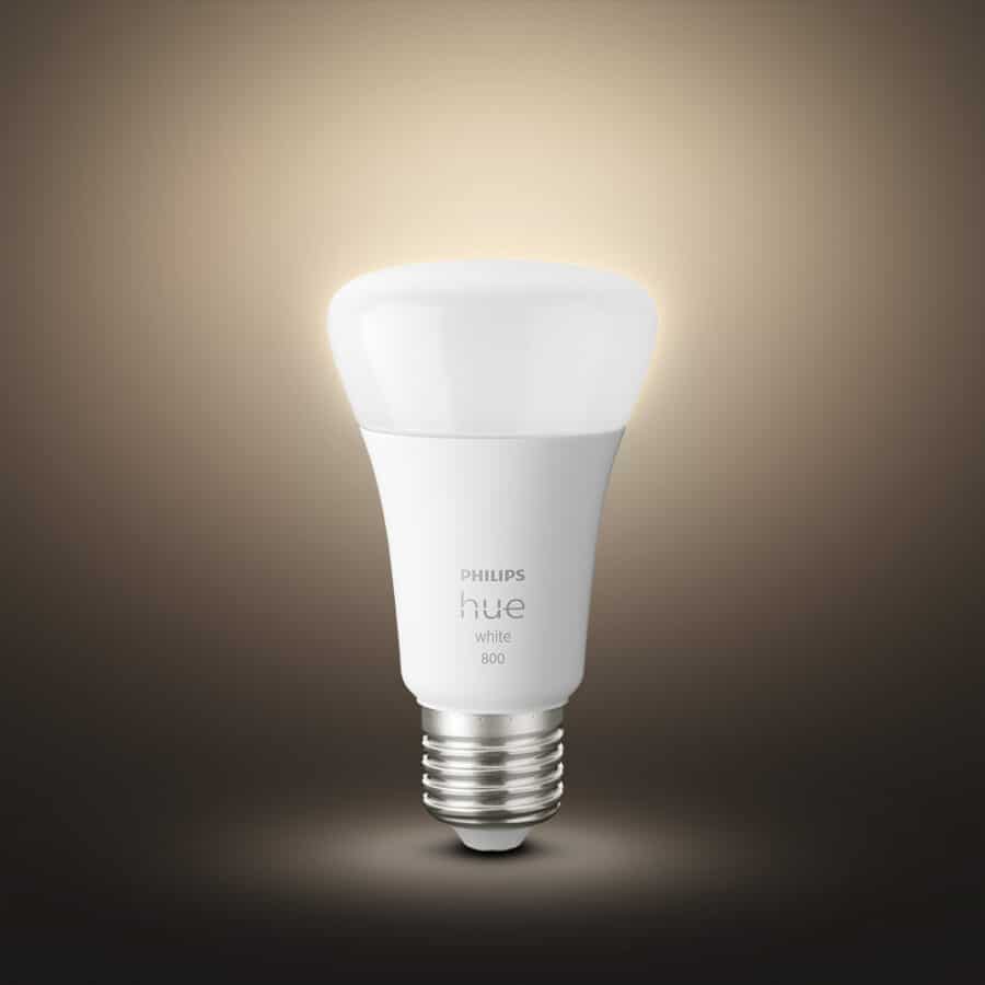 Умная лампа Philips Hue Single Bulb E27, 9W(60Вт), 2700K, White, Bluetooth, димируемая