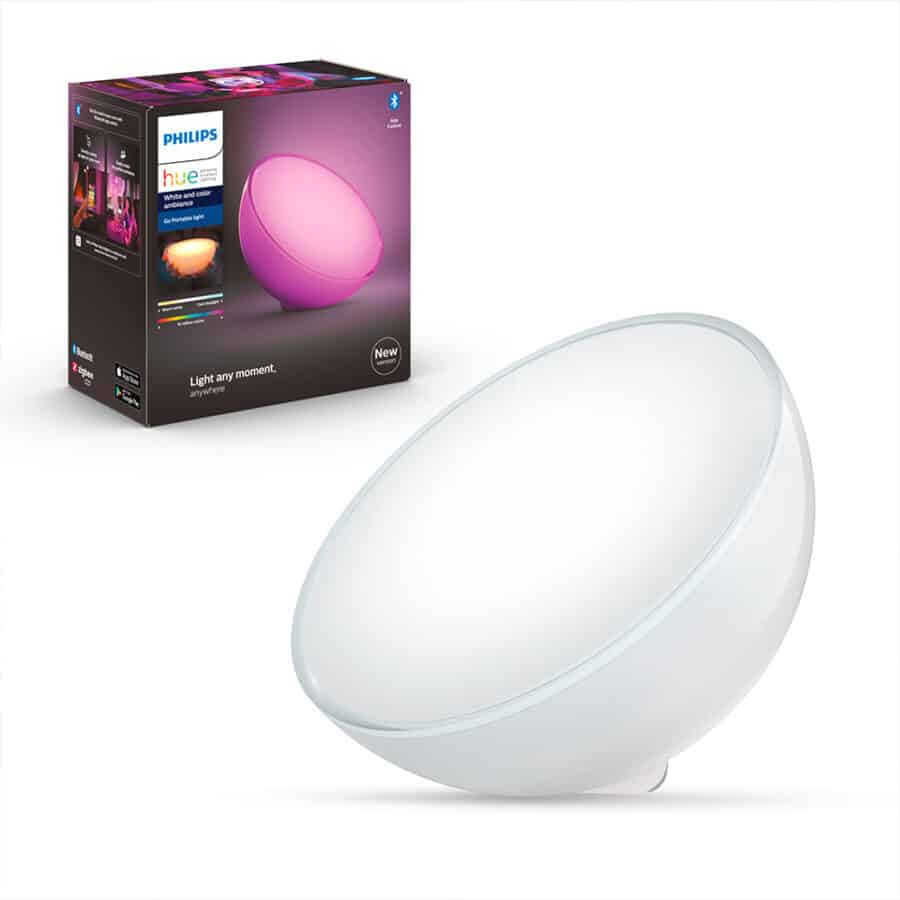 Портативный светильник Philips Hue Go, 12W(43Вт), 2000K-6500K, Color, Bluetooth, димируемый