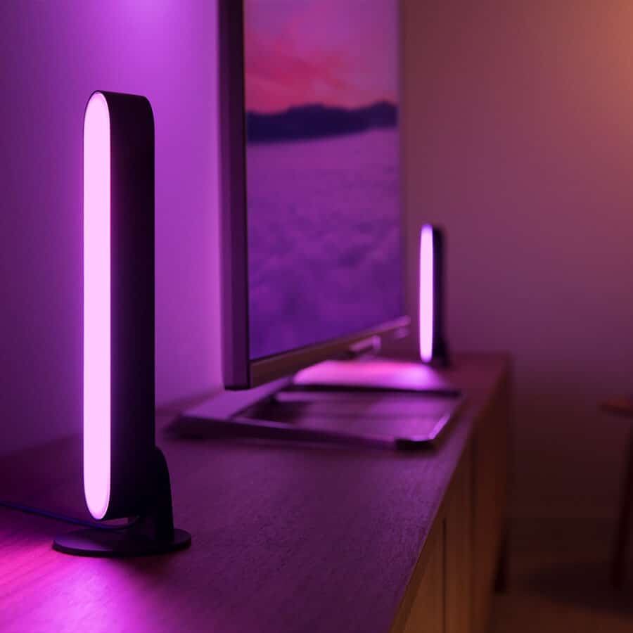 Панели освещения Philips Hue Play + БП, Color, димируемая, 2шт