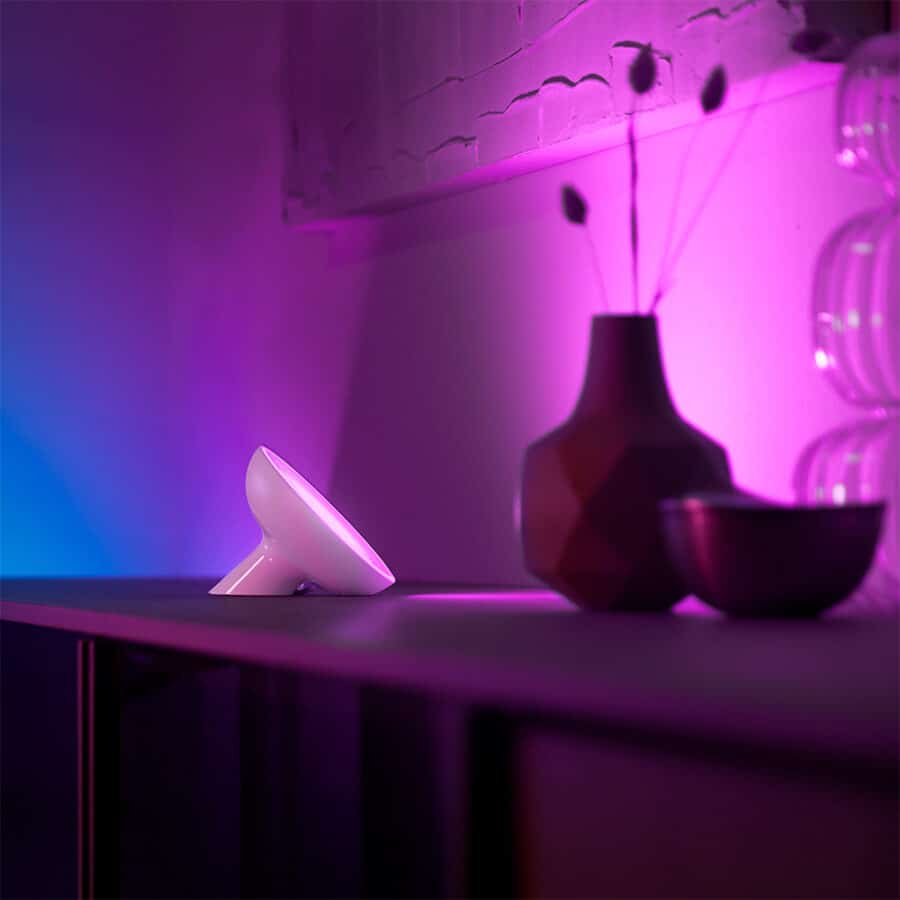Настольная лампа Philips Hue Bloom, 2000K-6500K, Color, Bluetooth, димируемая, белая