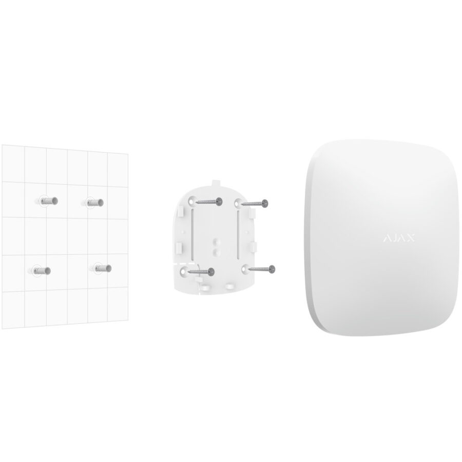 Интеллектуальная централь Ajax Hub Plus White (GSM+Ethernet+Wi-Fi+3G)